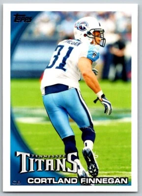 2010 TOPPS CORTLAND FINNEGAN  TENNESSEE TITANS #165 - Image 1 of 2