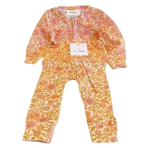 Two Darlings Zippy size 00 Floral All In One Emelia Style New with tags - Picture 1 of 5