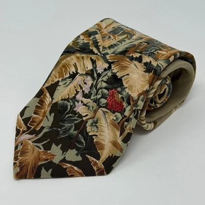 Corbata de seda con estampado floral tropical Tommy Bahama para hombre Foto 1 de 4