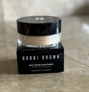 Polvo suelto Bobbi Brown acabado transparente AMARILLO PÁLIDO tamaño completo 0,35 oz nuevo en caja - Imagen 1 de 3