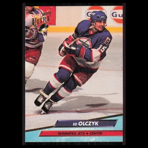 Ed Olczyk #245 1992 Fleer Ultra Winnipeg Jets Hockey Card NHL NM - Picture 1 of 3