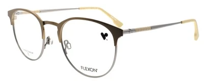Monturas de gafas Flexon E1133 712 mate dorado claro 49-21-145 titanio flexible Foto 1 de 3