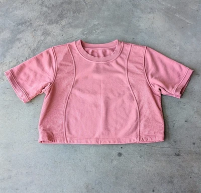 Lululemon 棉法国 Terry + Swift T 恤,Brier Rose — 第 1/4 张图片