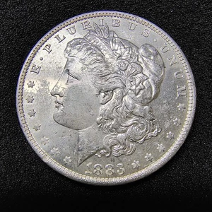 1883 O Morgan Silver $1 Dollar - New Orleans Mint - AU-Unc. Cond. - Light Toning - Picture 1 of 22
