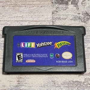 Life/Yahtzee/Payday – GameBoy Advance (GBA) Tested Authentic Tested Working - Picture 1 of 9