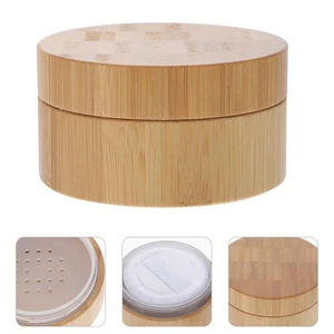 Juego de esponja de maquillaje Powder Puff de 30 ml borla en polvo lata soporte de soplo en polvo - Imagen 1 de 10