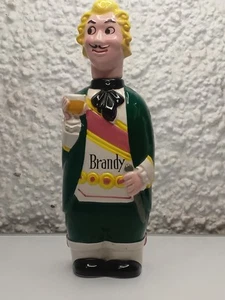 decanter brandy kitsch vintage a forma di uomo alto 22 cm raro omaggio uk posta e confezione - Foto 1 di 24