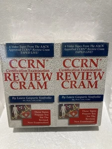 CCRN Certification Examination Review CRAM VHS 6 Tapes Laura Gasparis Vonfrolio - Picture 1 of 4