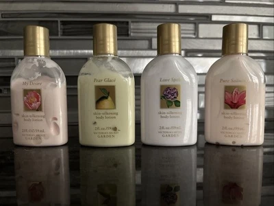 Victoria’s Secret Garden Skin Silkening Body Lotion Gift Set 4 pc Vintage 2 Oz - Image 1 of 4