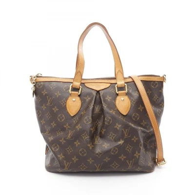 Bolso de Hombro LOUIS VUITTON Palermo PM M40145 Monograma Lona Marrón Usado LV Foto 1 de 4