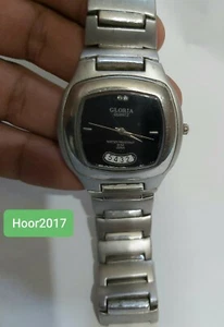 SELTEN VINTAGE GLORIA QUARZ WASSERDICHT 30 M JAPAN EDELSTAHL 7008 - Bild 1 von 7