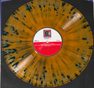 Vince Guaraldi It's The Great Pumpkin Charlie Brown PUMPKIN SPLATTER VINYL 12" L - Imagen 1 de 3