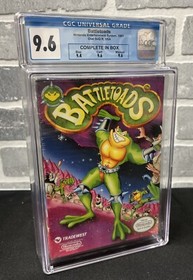 Battletoads (Nintendo Entertainment System, 1991) NES CGC Graded 9.6 CIB WOW