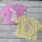 Lot Of Girls Easter/Spring Short Sleeve T-Shorts Size S (6-6x). NWT! Colorful