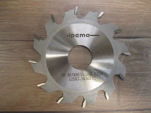 Edessö / Koll HM Nutfräser / Flachzahnnuter 125 x 3,5 x 30 mm Z.12 F