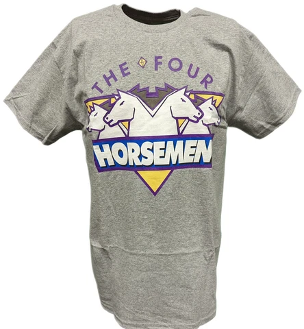 The Four Horsemen WCW Mens Gray T-shirt Cover