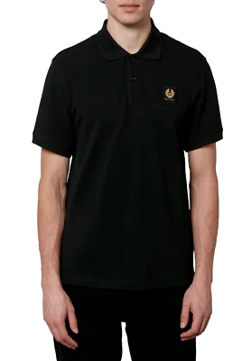 Camisa polo Belstaff - camisa polo algodão pique retrô emblema fênix camiseta G - Imagem 1 de 4