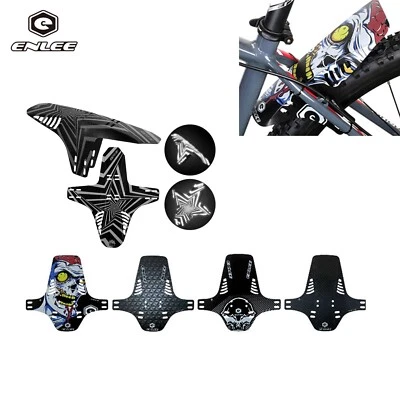 ENLEE MTB Foldable Mudguard Mud Guard Mountain Bike Front Rear Fender Cycling - Image 1 of 4