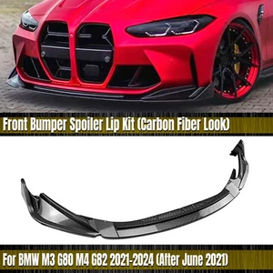 Kit de carrocería de alerón delantero para BMW G80 M3 G82 M4 21-25 aspecto de fibra de carbono - Imagen 1 de 11