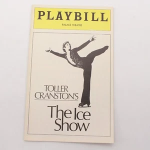 Playbill de Toller Cranston "The Ice Show" junio 1977 Broadway Palace Theatre - Imagen 1 de 4