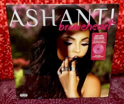 2022 Ashanti "Braveheart" Limited Ed. Pink Vinyl + Album Download 2-LP (Sealed) - Image 1 of 4