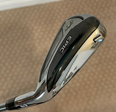 New Callaway Epic E19 7 Iron, Project X 6.0 Graphite Shaft, Black GP Rubber Grip - Image 1 of 4