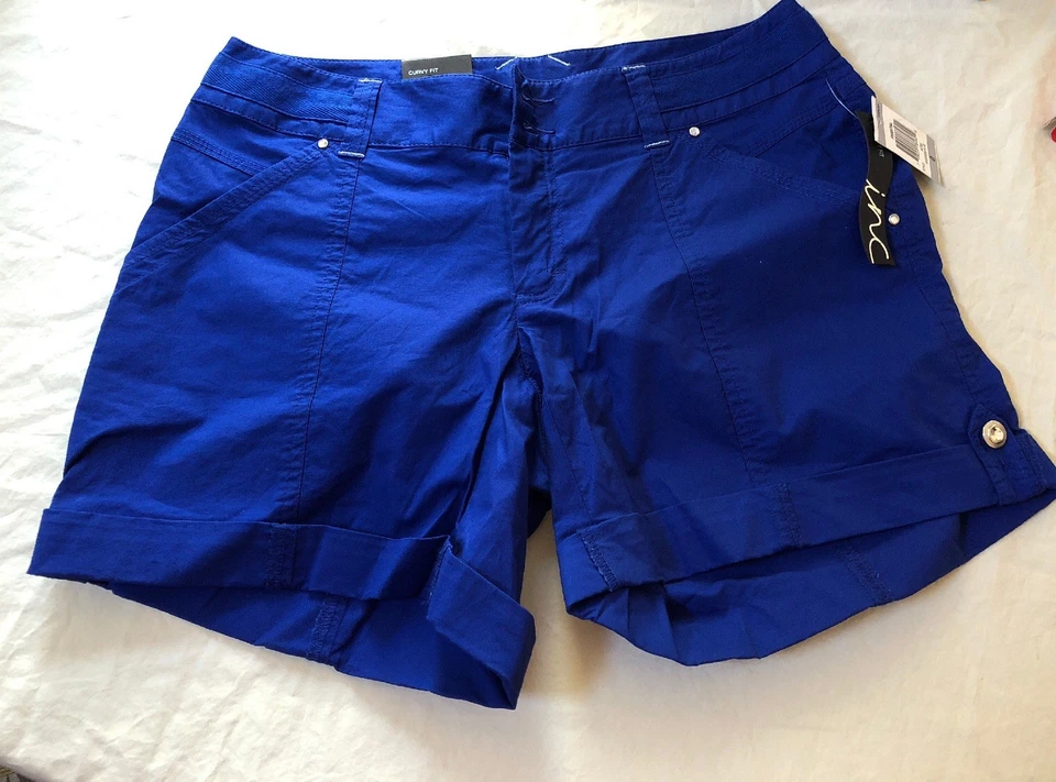Pantalones Cortos INC Puños Diosa Azul Talla 0 238 Foto 1 de 4