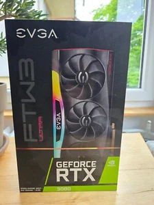 EVGA GeForce RTX 3080 FTW3 ULTRA 10GB GDDR6X Grafikkarte - Bild 1 von 8