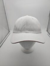 White Rawlings Blank Hat Cap Adjustable One Size Strapback
