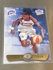 2002 Ultra WNBA Swin Cash #102 Rookie Card HOF Detroit Shock UCONN Huskies