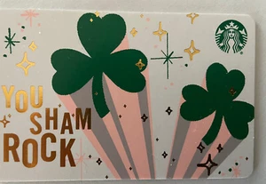 LOT OF 3 - Starbucks gift card 2019 " YOU SHAM ROCK " ST. PATRICKS DAY ~ 17.03.2024 - Bild 1 von 5