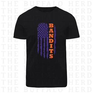 Buffalo Bandits Flag Shirt | Buffalo Bandits Lacrosse T Shirt | Bandits Fan - Picture 1 of 1