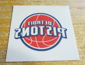 Detroit Pistons Team Issue 1.5"X1.5" Temporary Tattoo NBA Basketball - Picture 1 of 2