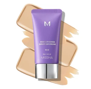 MISSHA M PERFECT COVER SERUM BB CREAM No.23 Natural Beige, Skin Care Foundation - Picture 1 of 5