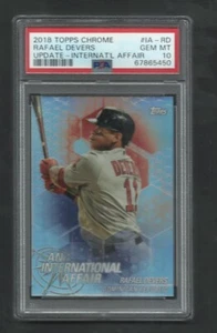 PSA 10 GEM MINT RAFAEL DEVERS 2018 TOPPS CHROME UPDATE INT AFFAIR IA-RD - Foto 1 di 1