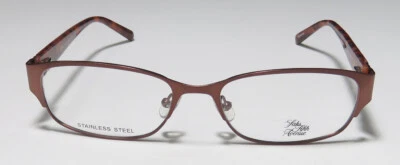 Saks Fifth Avenue SAKS263 Brown ED4 Metal Optical Eyeglasses Frame 52-17-130 JG - Image 1 of 2