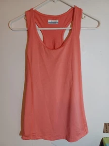 Columbia Tank Top Damen M Medium Pfirsich Rosa Streifen - Bild 1 von 9