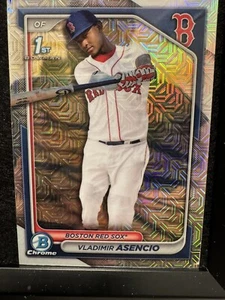 BCP-227 Vladimir Asencio Boston Red Sox 2024 1st Bowman Chrome Mojo - Picture 1 of 2