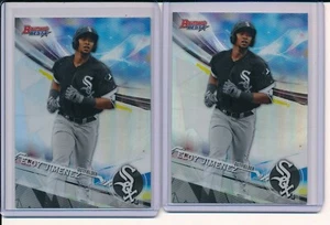 ELOY JIMENEZ - 2017 BOWMAN'S BEST TOP PROSPECTS REFRACTOR RC SP 2 CARD LOT - Picture 1 of 1