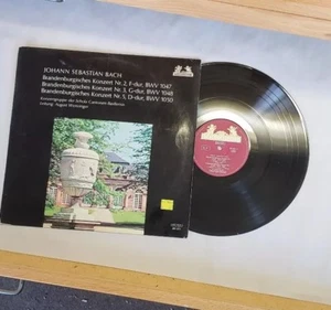 JOHANN SEBASTIAN BACH Helidor Brandenburgisches Lp Wenzinger nm/vg+ - Picture 1 of 4