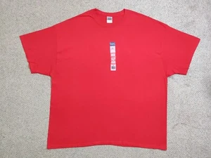 Gildan Men's 3XL Red Crewneck Short sleeve T-Shirt. NWT - Picture 1 of 7