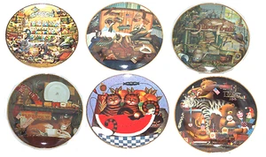 Purr-fect Lugares Gatito Gatito Coleccionista Plato Bradford Exchange - Imagen 1 de 13