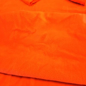 Bright Orange Fleece Fabric 2 Yds x 58" Soft Warm Material Craft Sewing Remnant - Picture 1 of 8