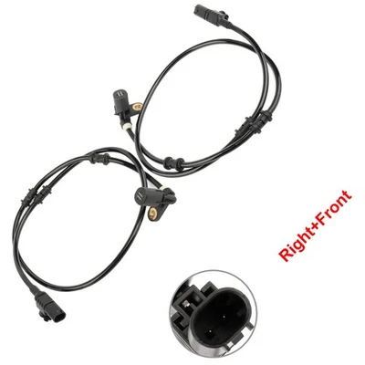 Sensor de velocidad ABS del lado del pasajero delantero 2 piezas para Mercedes-Benz ML320 ML430 ML500 Foto 1 de 4