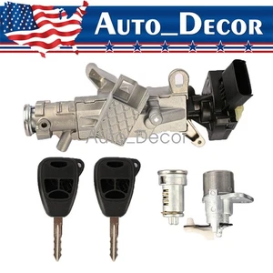 Ignition Housing Assembly 2PCS Door Lock Cylinder FOR JEEP COMPASS PATRIOT 07-17 - Picture 1 of 8