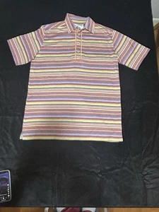 Polo uomo Robert Graham a righe taglia media 100% cotone - Foto 1 di 11