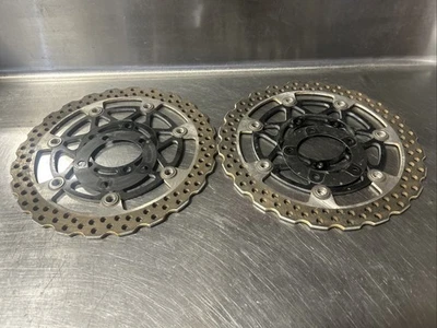 11-15 2014 Kawasaki Ninja ZX10R ROTORES FRENO DELANTERO IZQUIERDO DERECHO DISCOS #1796 Foto 1 de 4