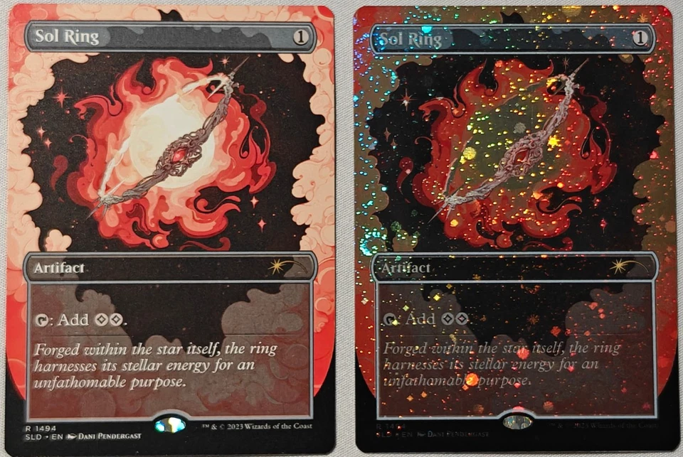 MTG Secret Lair  Sol Ring #1494 SLD Through the Wormhole [UPick Foil/Reg] Galaxy - Image 1 of 1