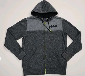 Batman graue Kapuzenjacke mit Reißverschluss Herren Größe Medium - Bild 1 von 8