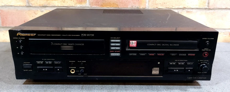 RARE Pioneer PDR-W739 CD Recorder & 3-CD Changer Hifi Separate Faulty - Image 1 of 4